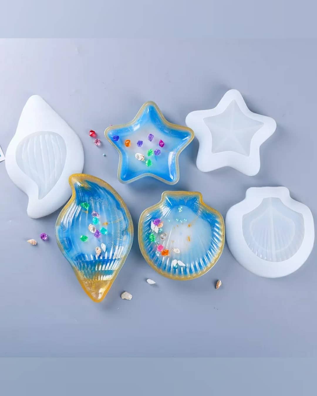  قالب جا جواهراتی،شکلات خوری و جای صابونی جدید