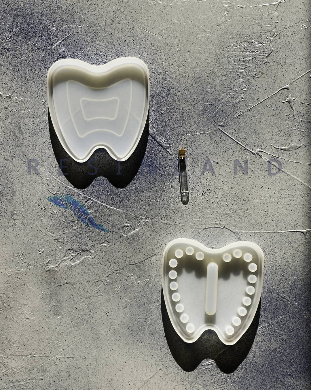  قالب یادبود دندان کودک(شامل دوقالب و یک بطری)