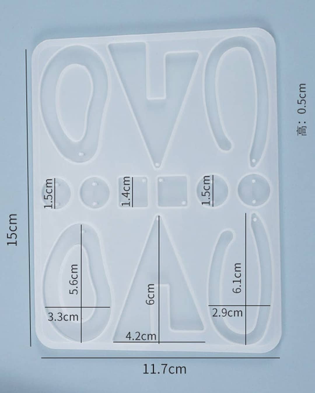  قالب آویز پین دار مخصوص گوشواره(جدید)
