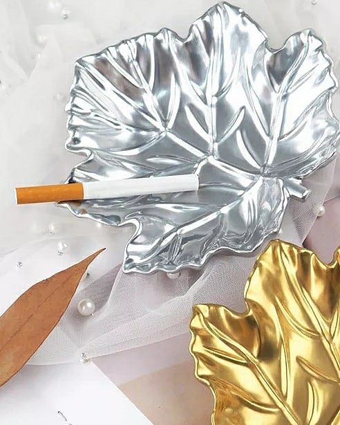  قالب زیرسیگاری و جاجواهراتی طرح برگ جدید