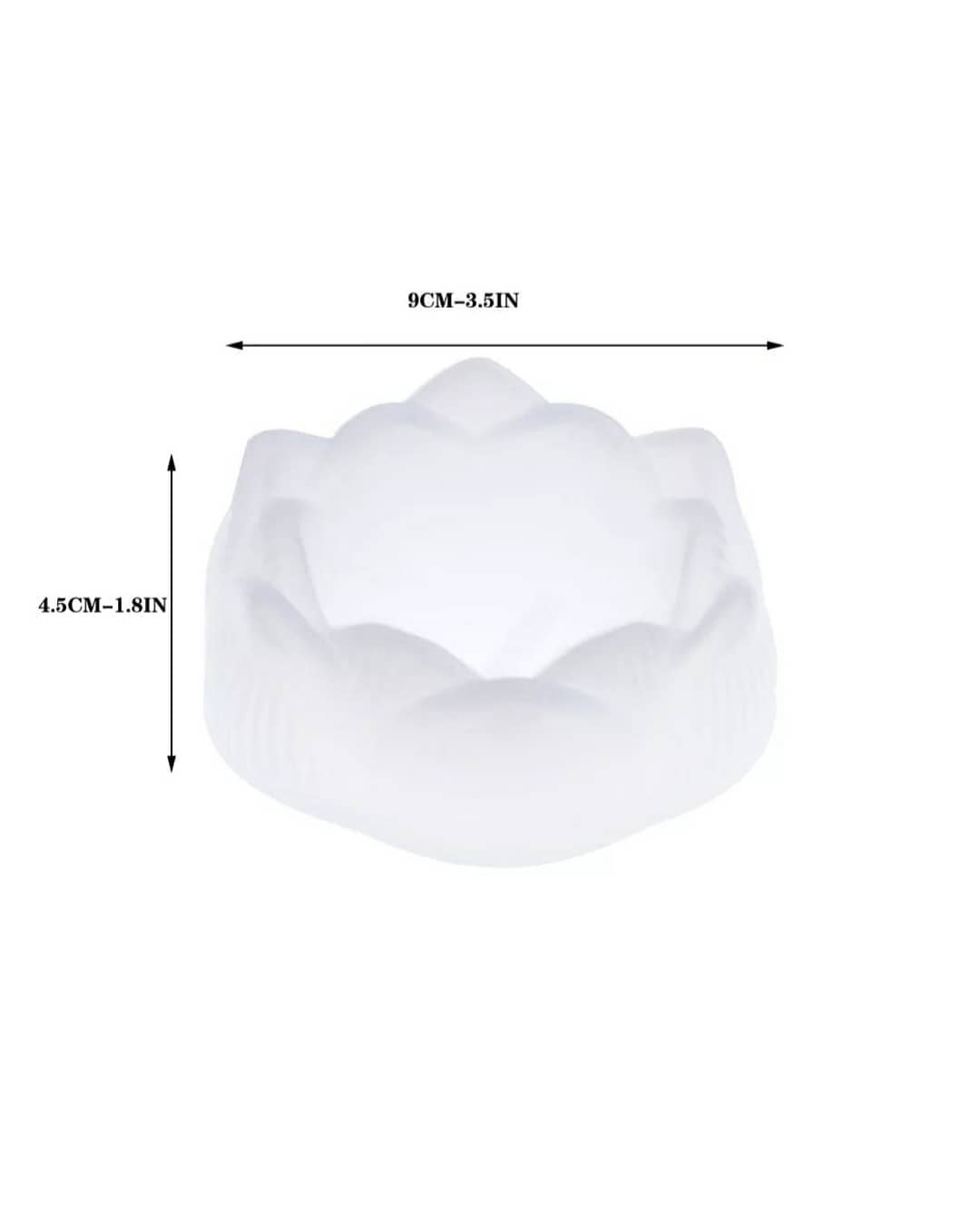  قالب جاشمعی طرح گل نیلوفر