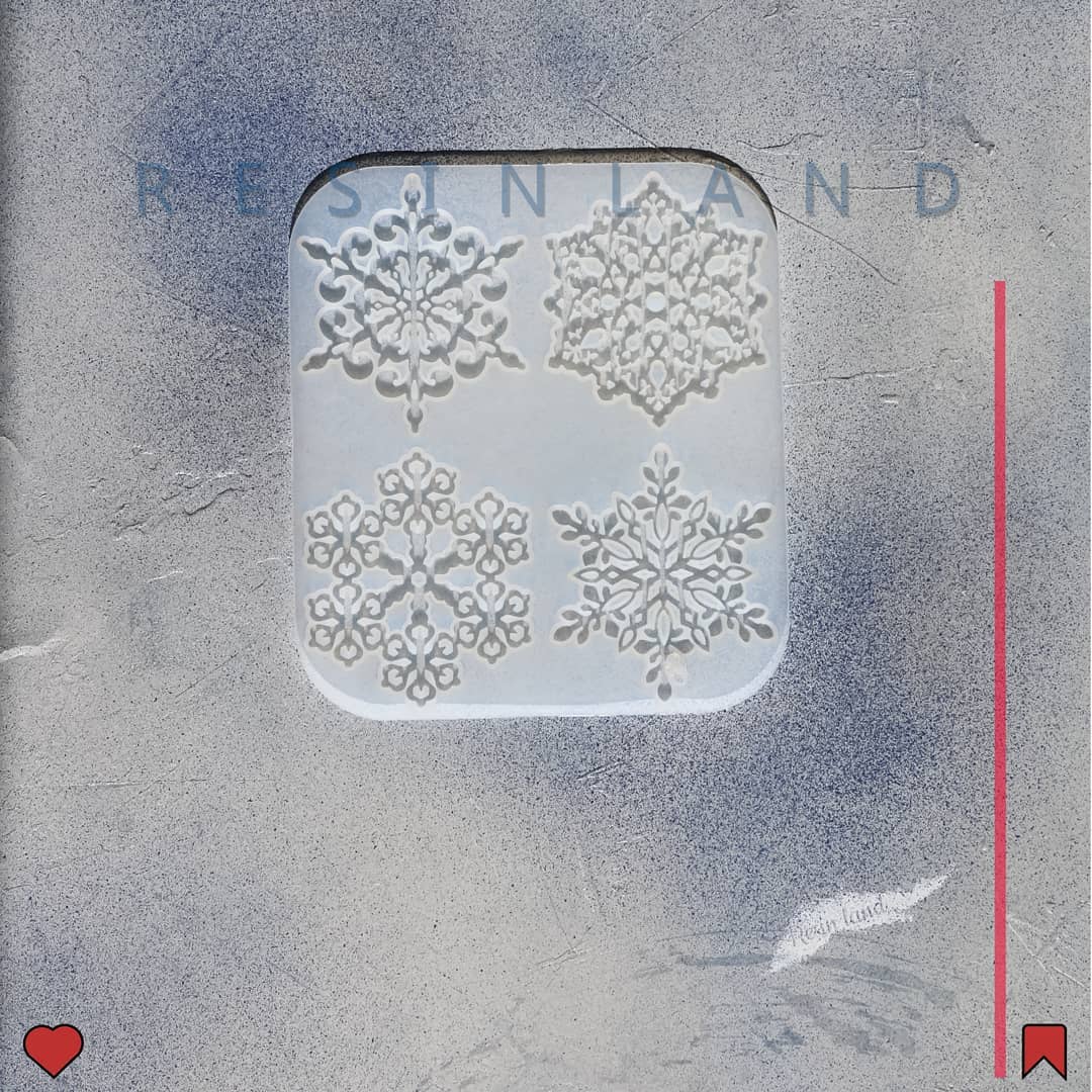  قالب زیرلیوانی دانه برف جدید