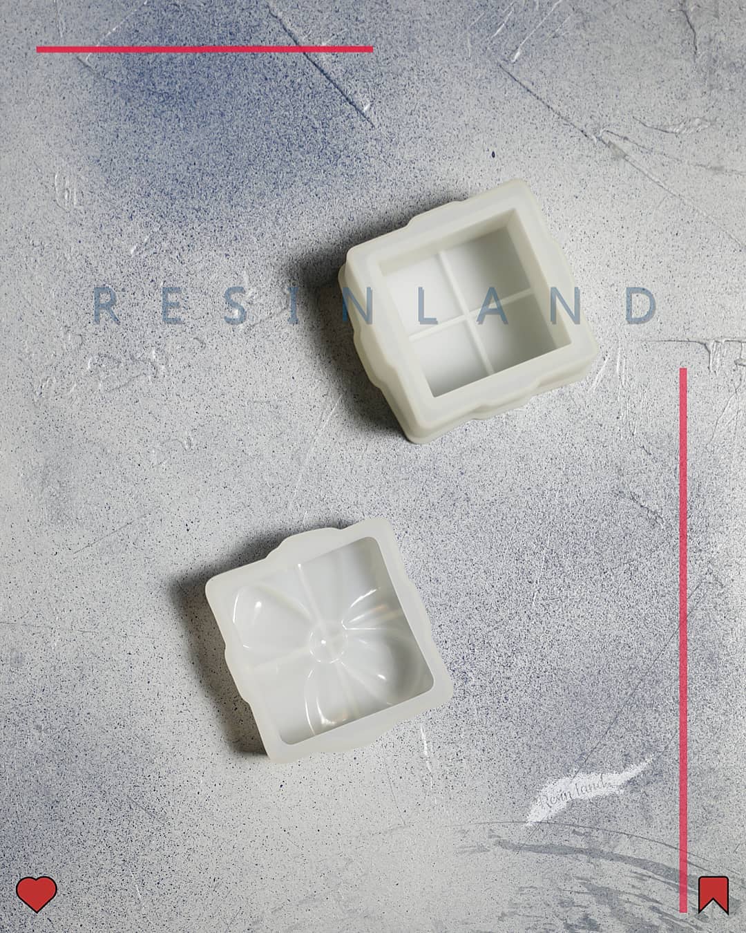  قالب باکس مکعب مربع