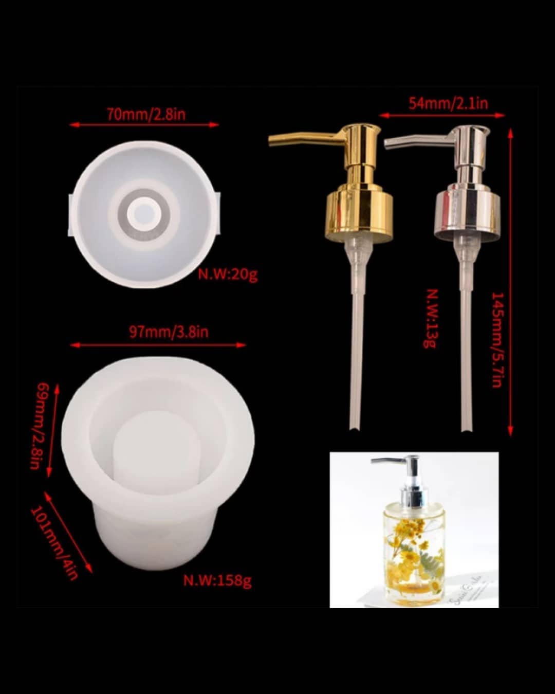  قالب جای مایع و لوسیون جدید