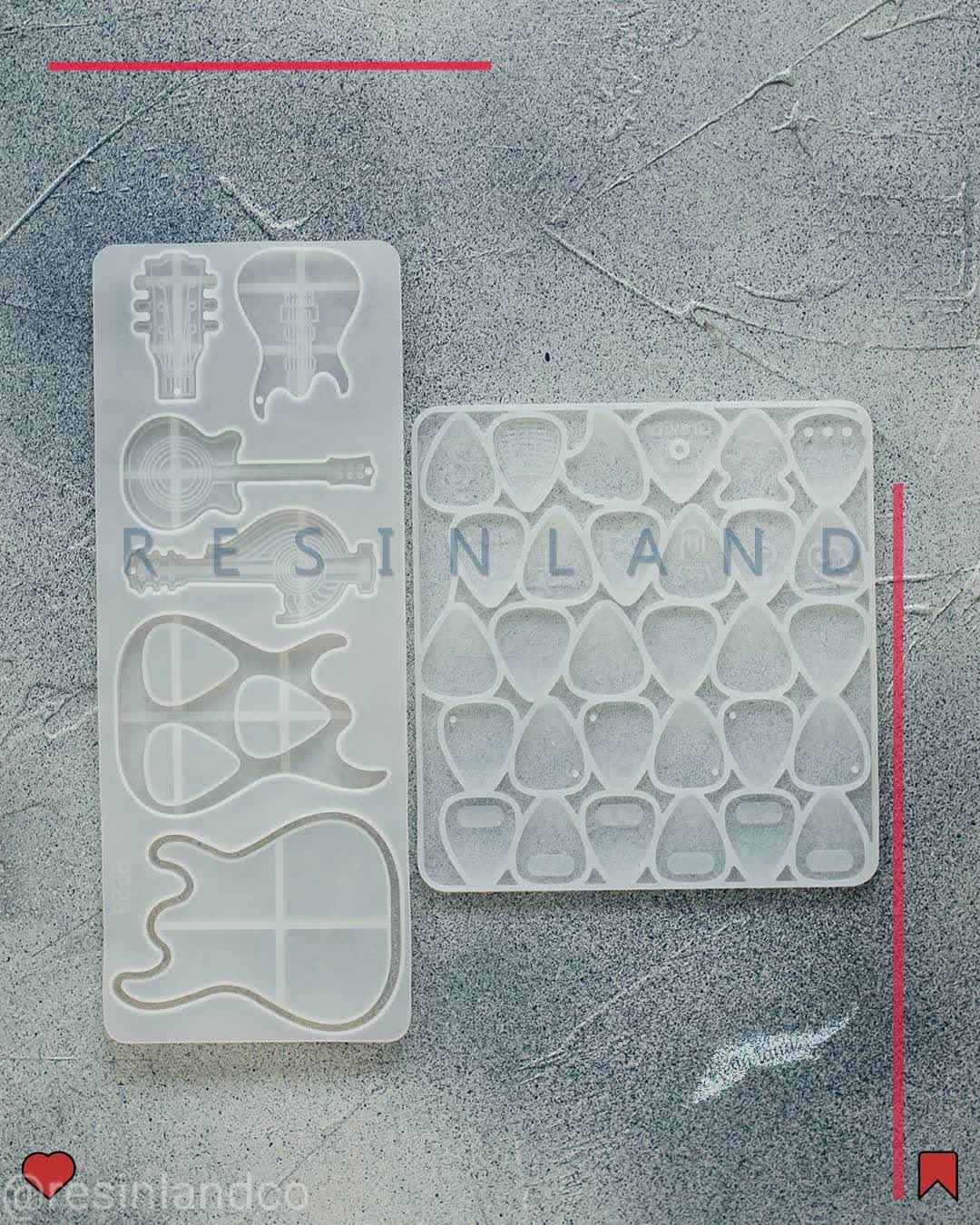  قالب پیک گیتار و هولدر پیک و گیتار