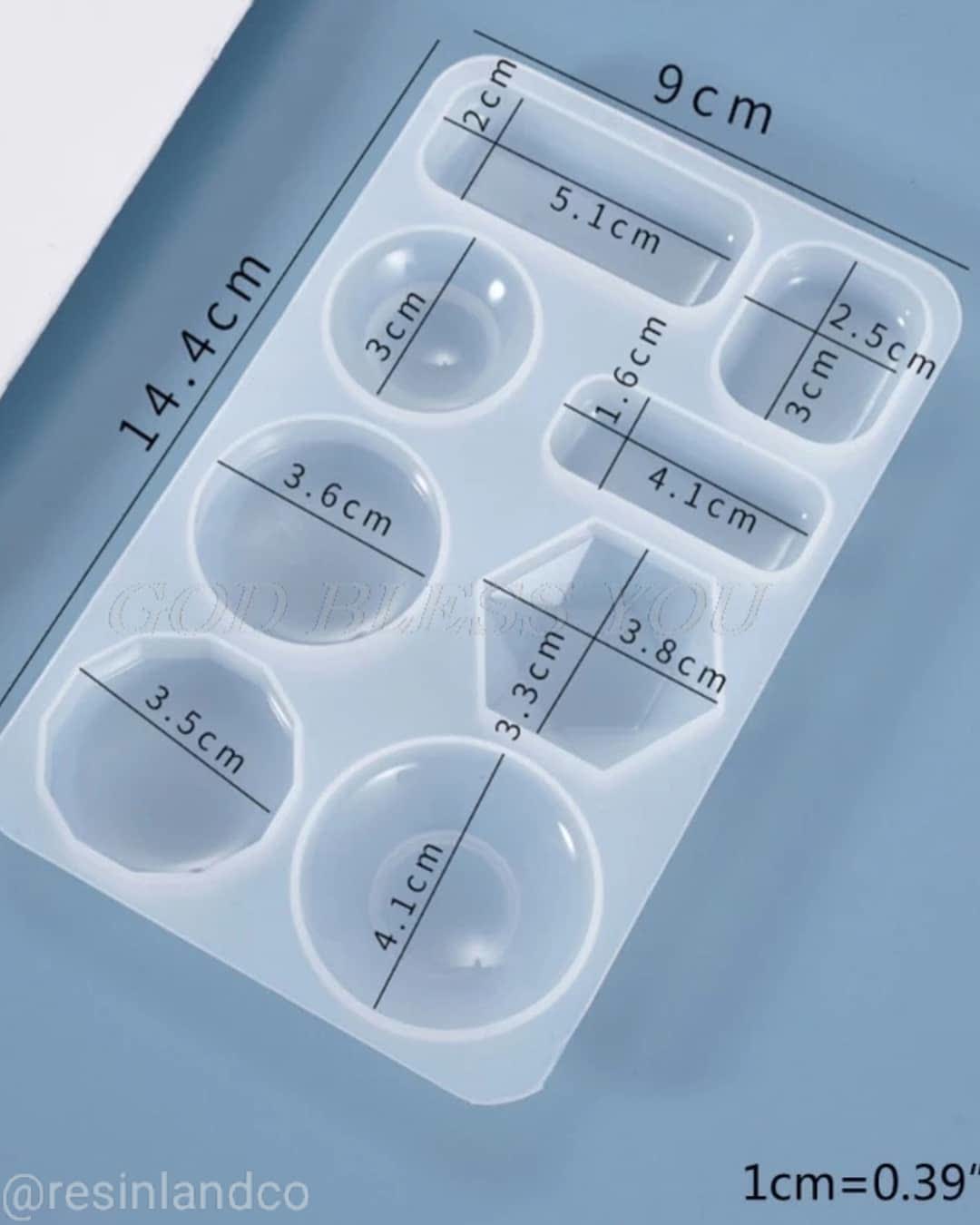 قالب محدب هندسی(مناسب آویز، پاپ سوکت و ...)
