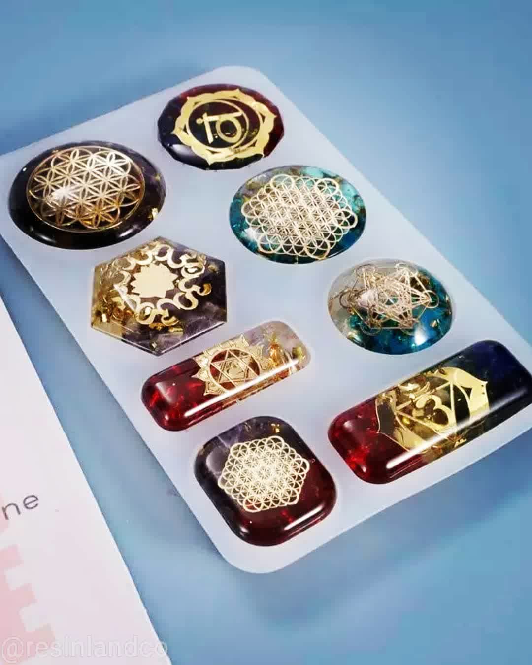  قالب محدب هندسی(مناسب آویز، پاپ سوکت و ...)