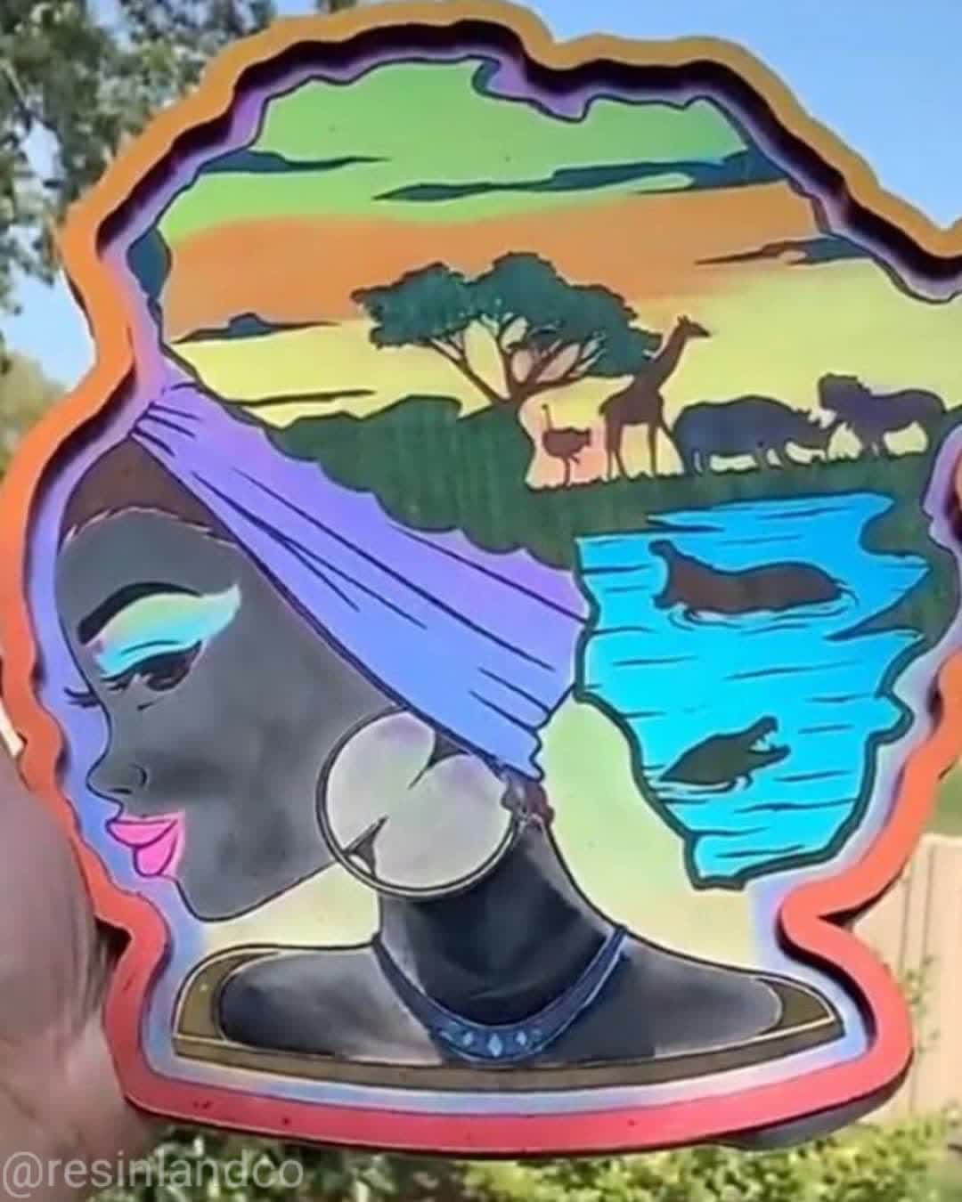  قالب سینی طرح آفرو جدید