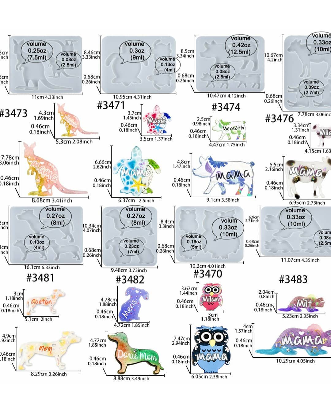  قالب حیوانات