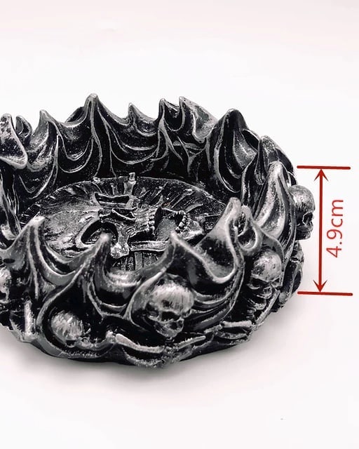  زیرسیگاری (طرح اسکلت)