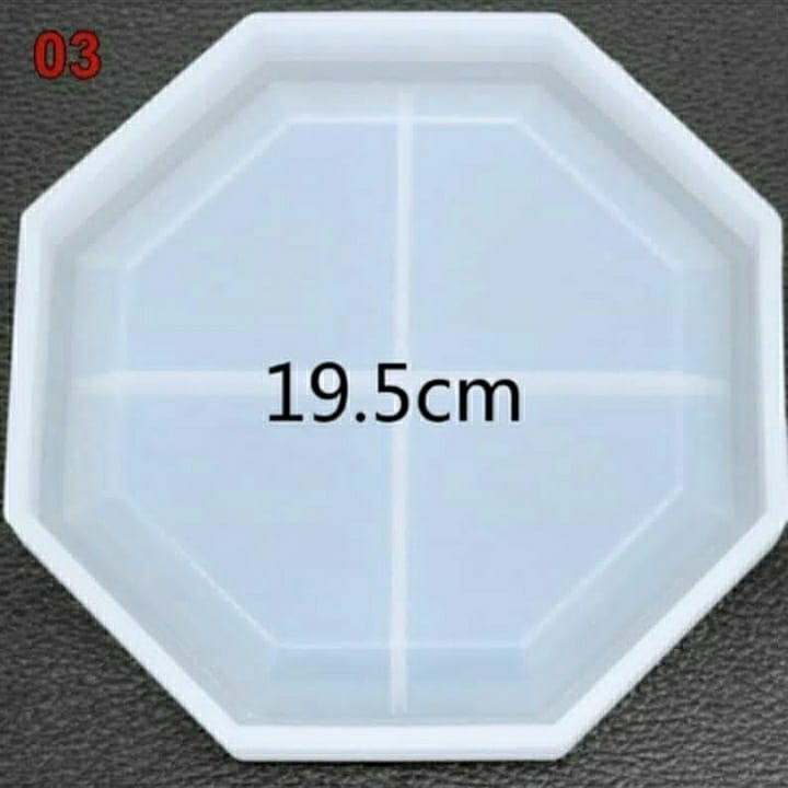  زیر لیوانی هشت ضلعی (دوسایز)