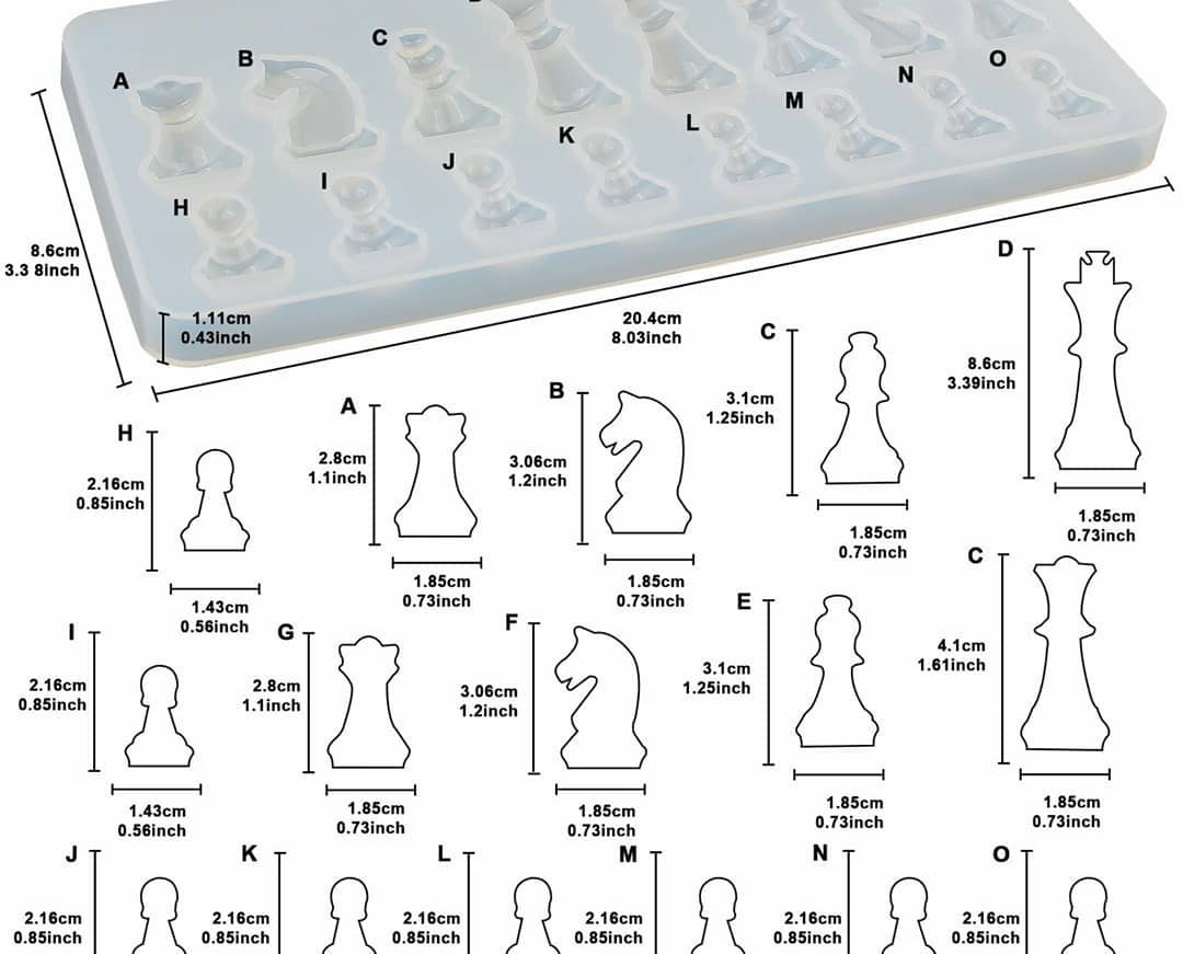  قالب مهره شطرنج