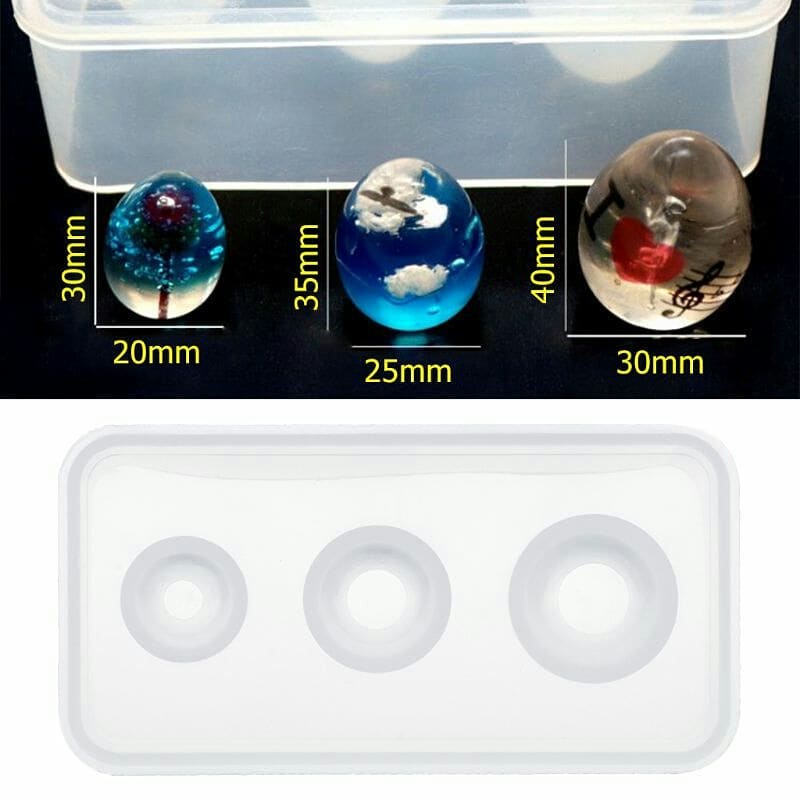  قالب تخم مرغی(3تایی)