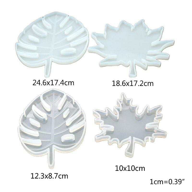  زیر لیوانی طرح برگ(سوزنی و پهن)