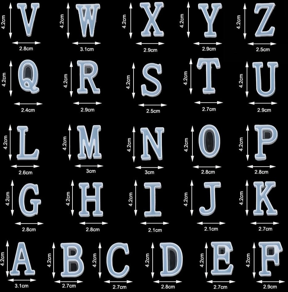  قالب حروف و اعداد