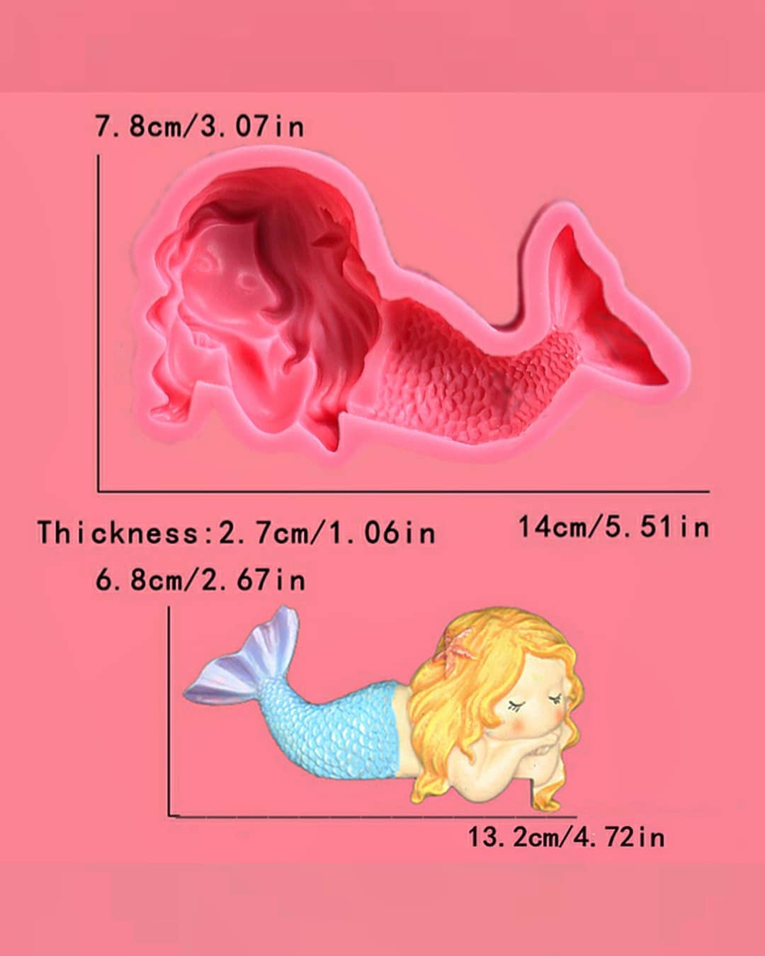  قالب پری دریایی