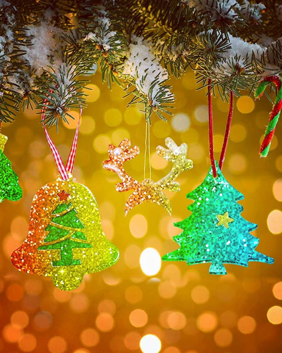  قالب آویز کریسمس کد 3