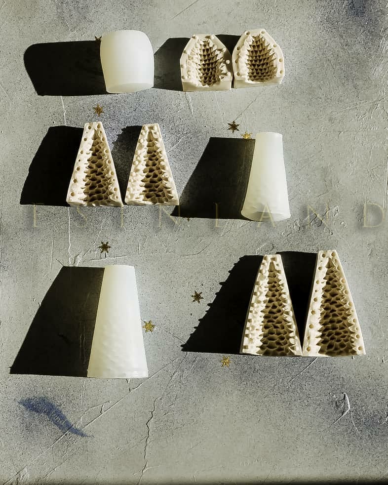  قالب درخت و میوه کاج (4 طرح)