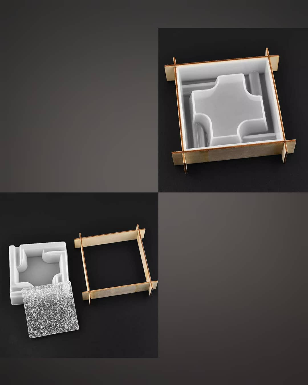  قالب زیرسیگاری طرح موج