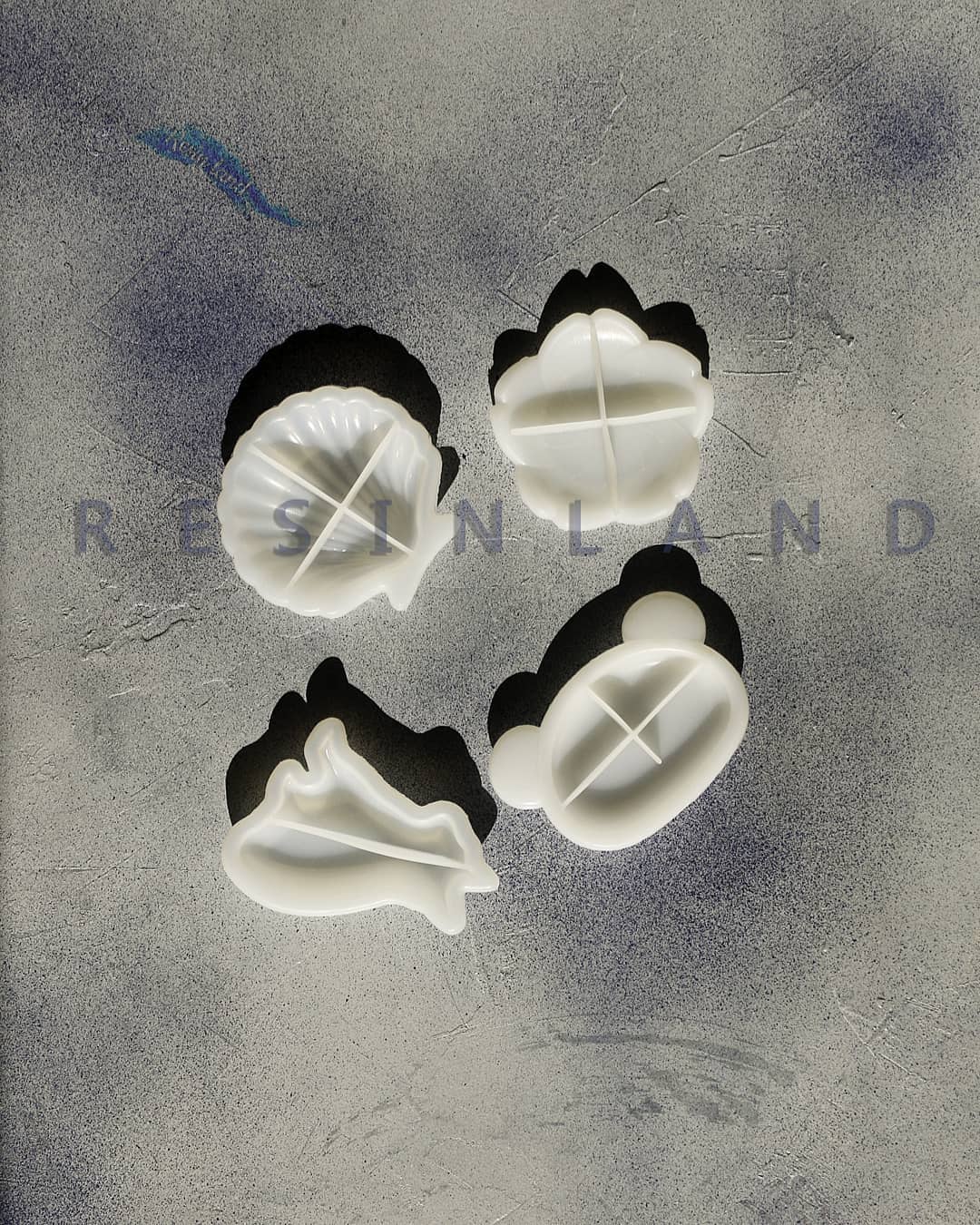  قالب جا جواهراتی،شکلات خوری و جای صابونی