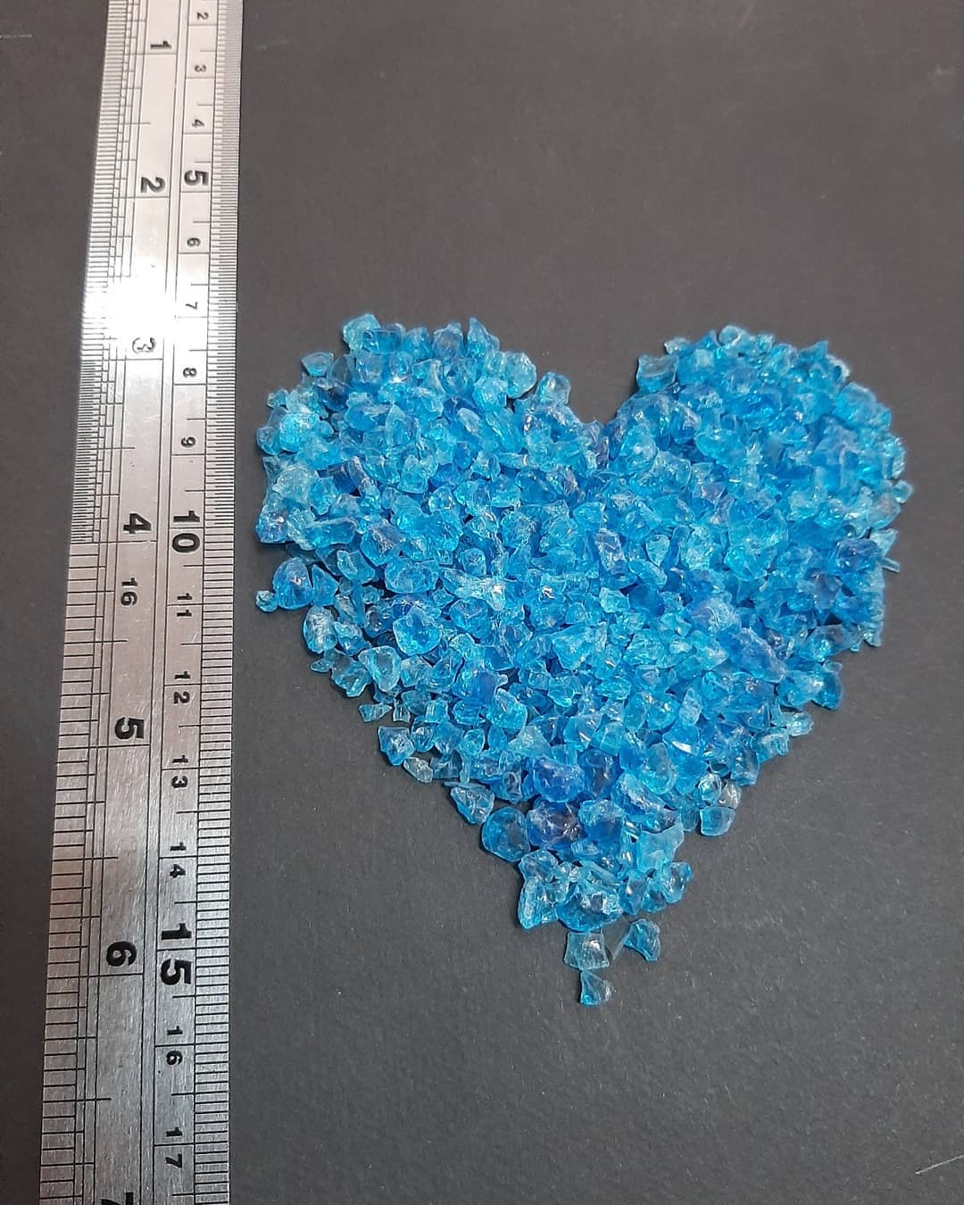  سنگ شیشه ای(آبی و آبی لاجوردی)