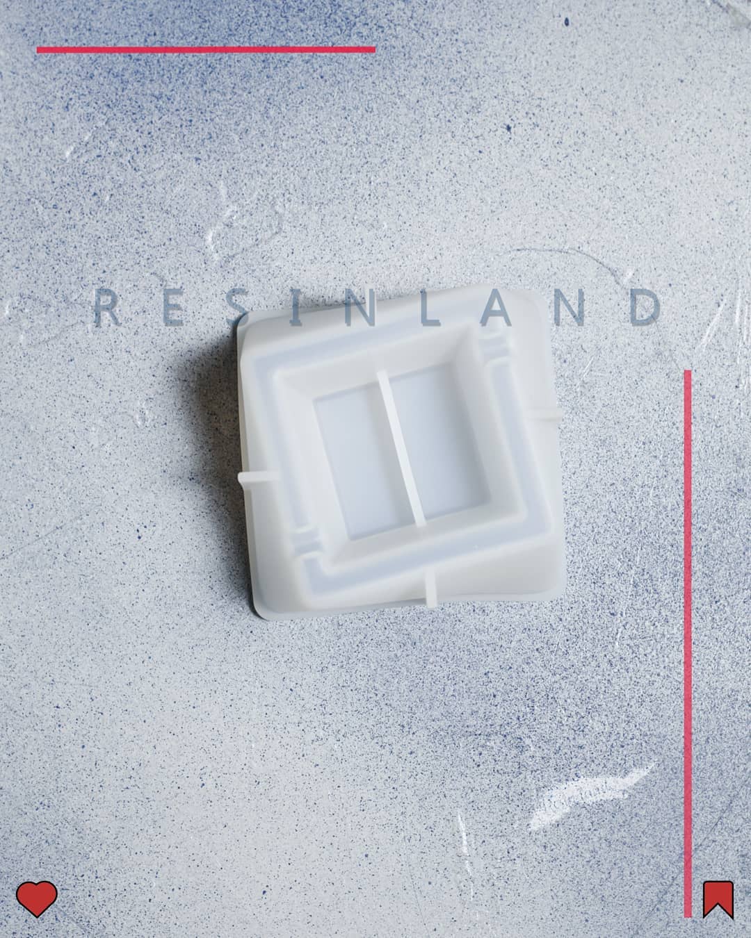  قالب زیر سیگاری مکعب دفرمه