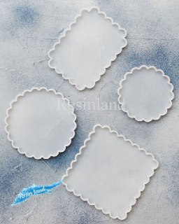 زیر لیوانی و سینی دالبری شکل