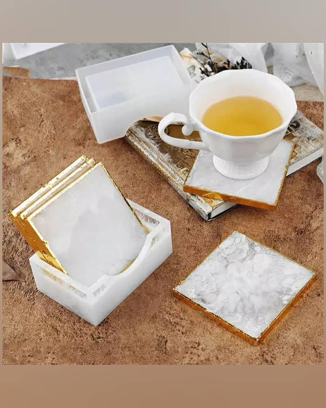 قالب زیر لیوانی و اِستند زیر لیوانی