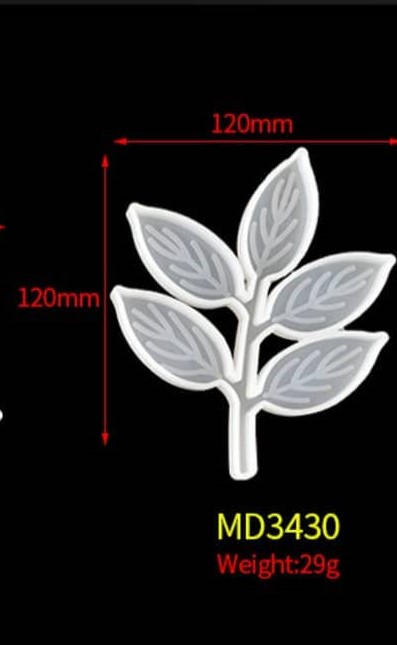 قالب زیرلیوانی برگ(کد 3430)