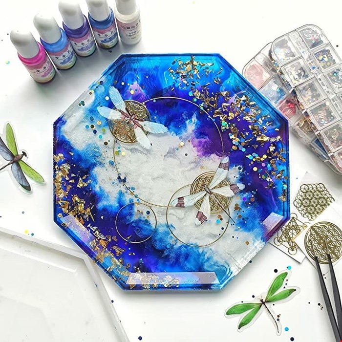 زیر لیوانی هشت ضلعی 