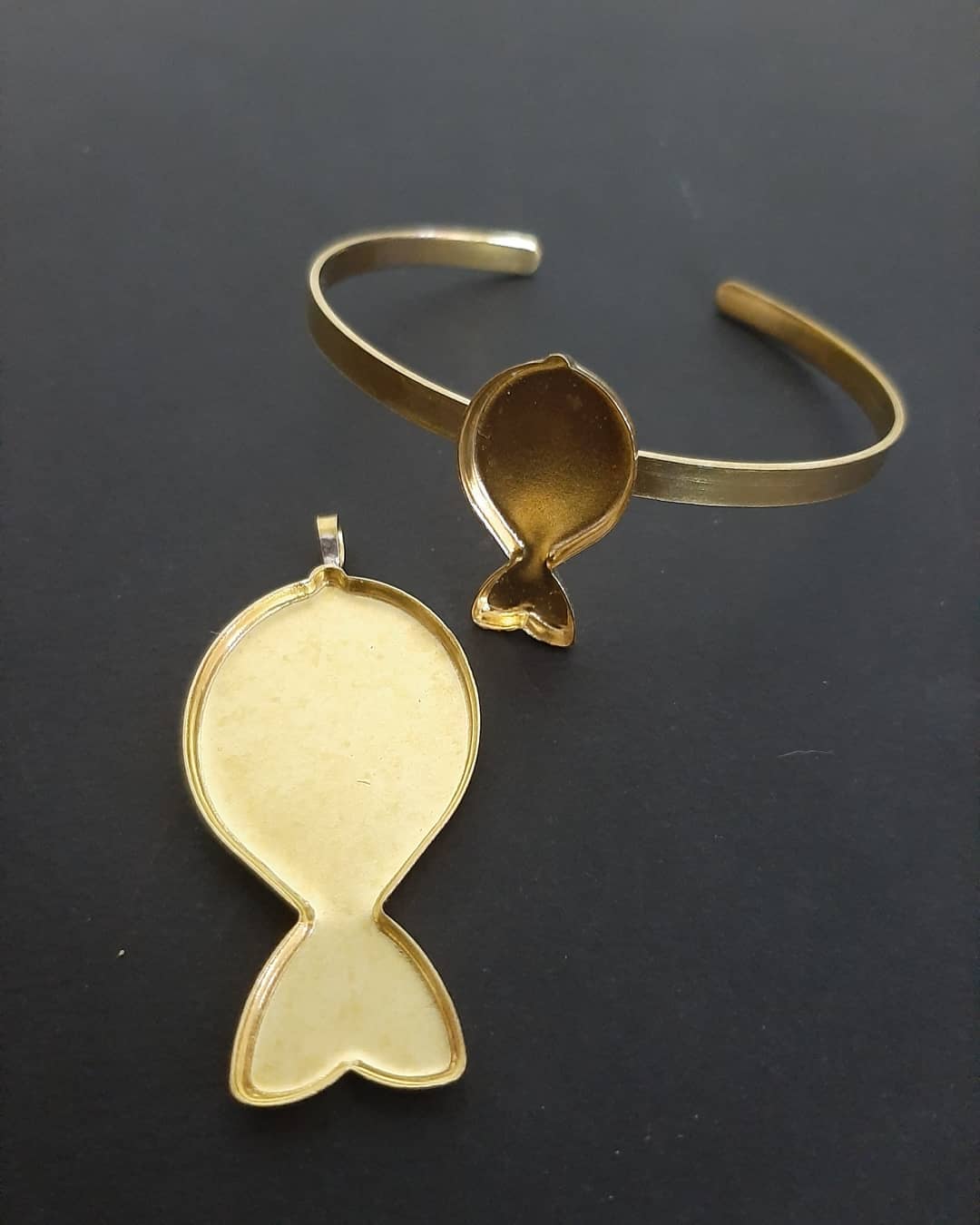 قاب کفه دار ماهی گلی(آویز)