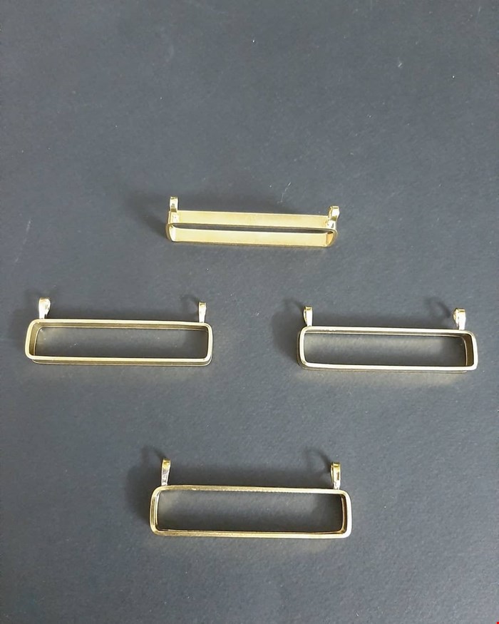 قاب بدون کفه برنجی(مستطیل)