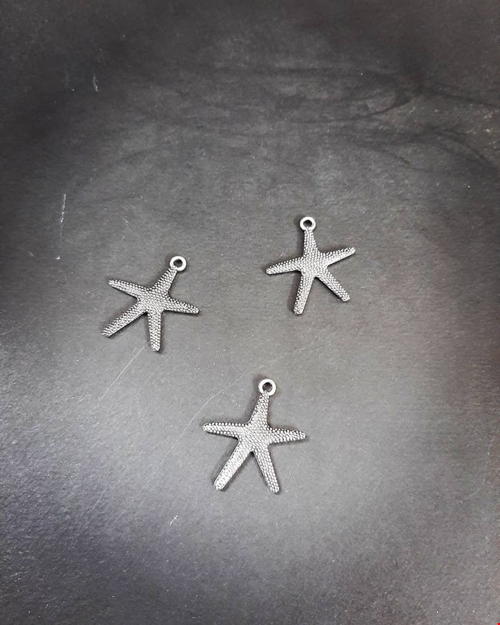 آویز ستاره دریایی(نقره ایی)