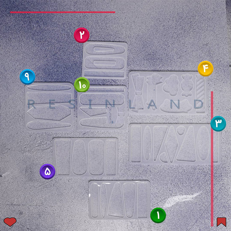 قالب گل سر جدید(کد3)