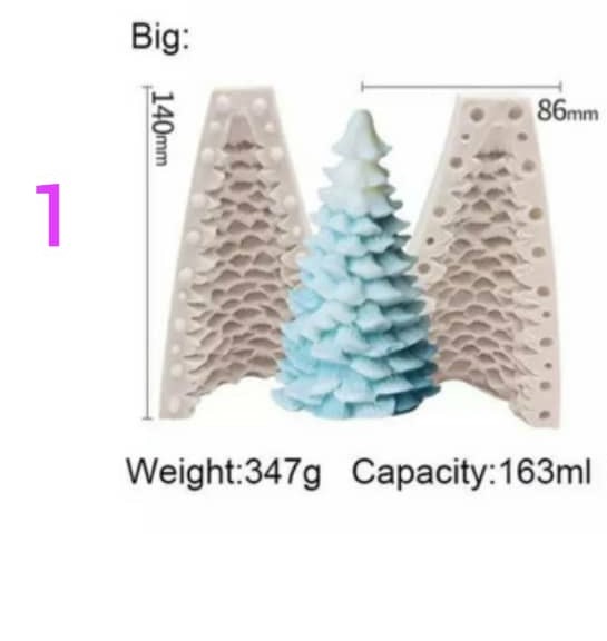 قالب درخت کاج دو تکه بزرگ (کد ۱)