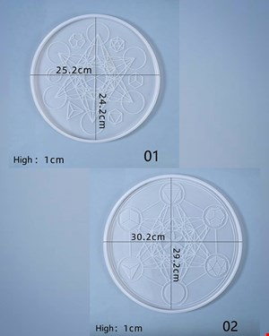 قالب سینی و زیر لیوانی طرح جدید
