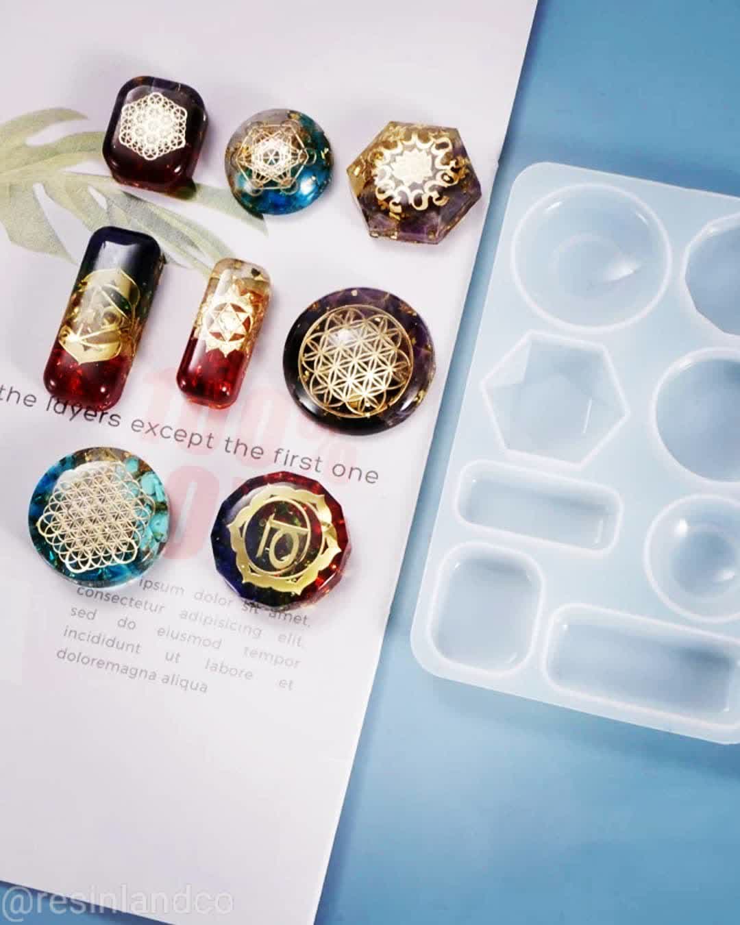 قالب محدب هندسی(مناسب آویز، پاپ سوکت و ...)