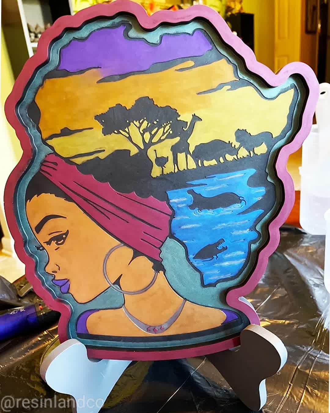 قالب سینی طرح آفرو جدید