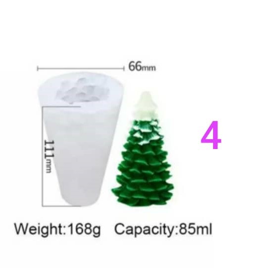 قالب درخت کاج یک تکه کوچک (کد 4)