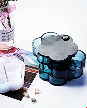 قالب سیلیکونی جاجواهراتی چند طبقه طرح گل جدید