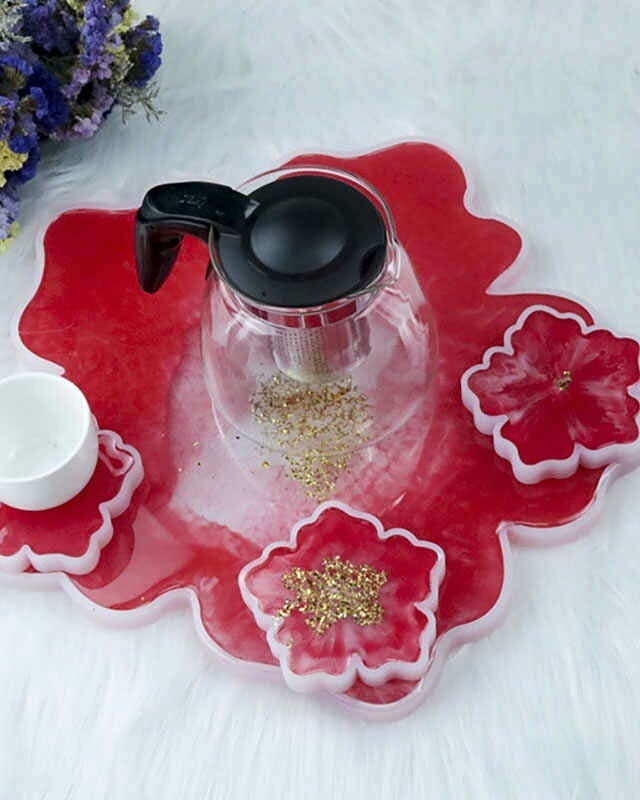 سینی طرح شکوفه