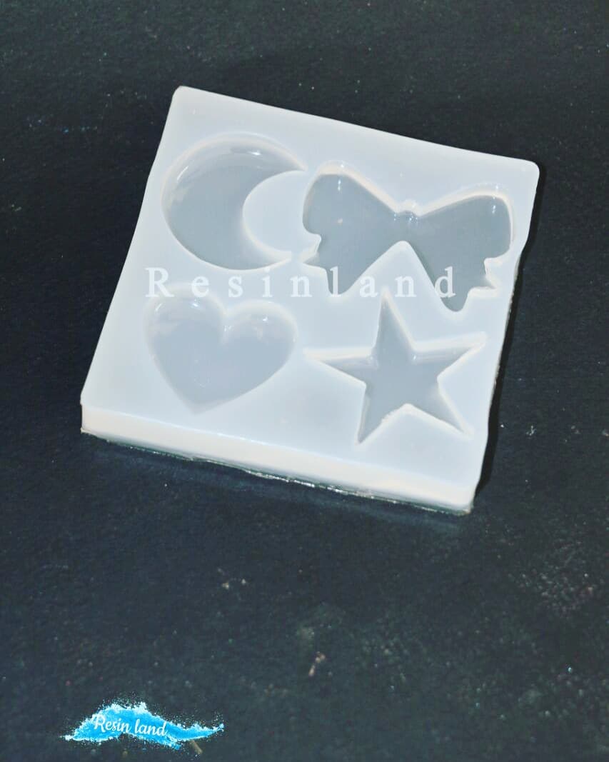 ماه و ستاره و قلب