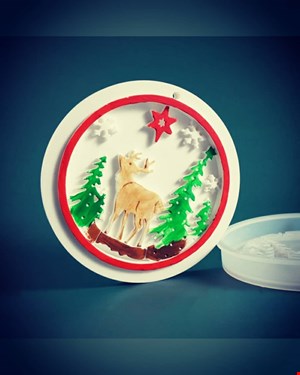 قالب آویز کریسمس