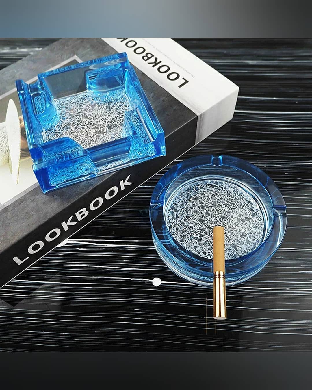 قالب زیرسیگاری طرح موج مدل دایره