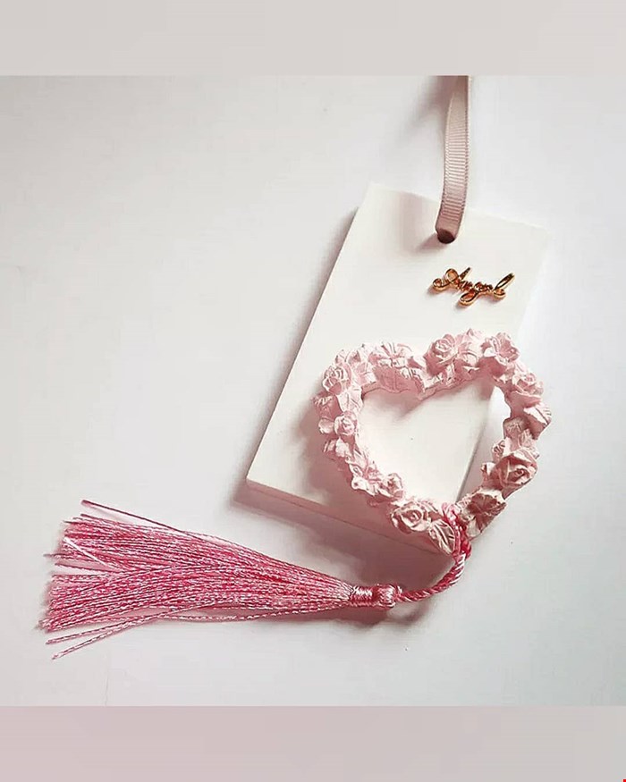 قالب قلب گل دار