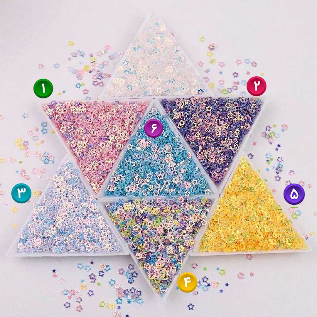 پولک ستاره تو خالی(کد 4)