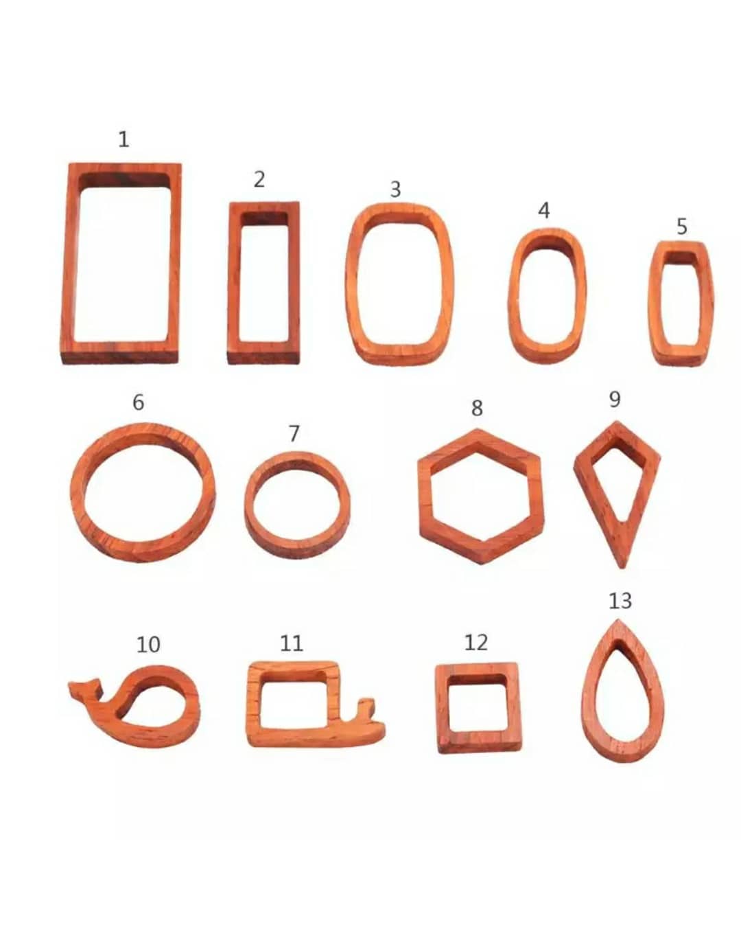 قاب چوبی بدون کفه (کد7)