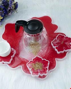 فیلم آموزشی قالب سینی و زیر لیوانی شکوفه